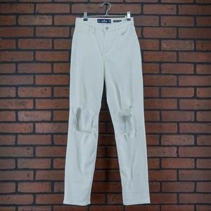 HOLLISTER Ultra High-Rise Mom Jeans White Size 25